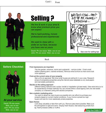cards for real estate companies