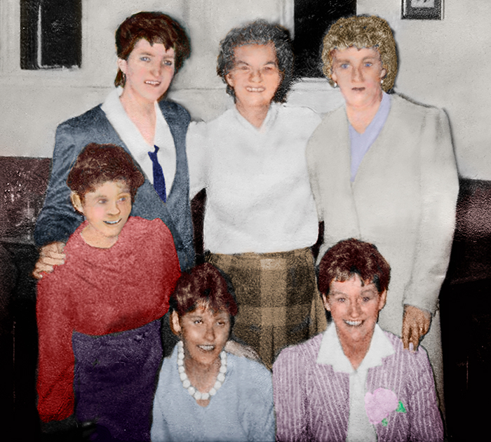 old family photo revived - to client's delight