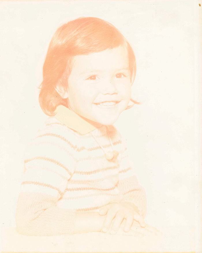 badly faded colour photo for restoration