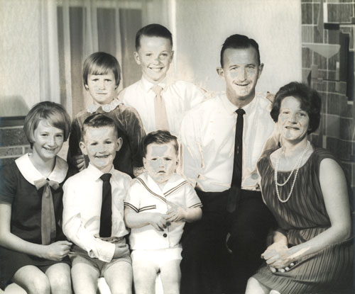 removing silver emulsion from family photo
